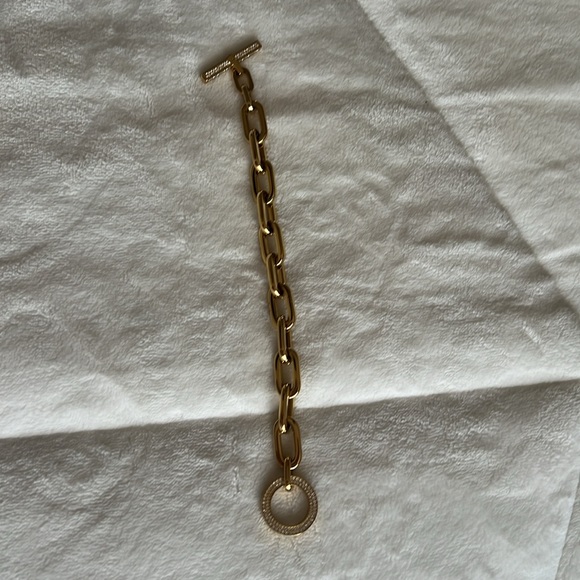 MK chunk bracelet in Gold color with stones - Picture 3 of 6